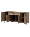 Buffet MOON 4 portes 1 tiroir 160 cm chêne