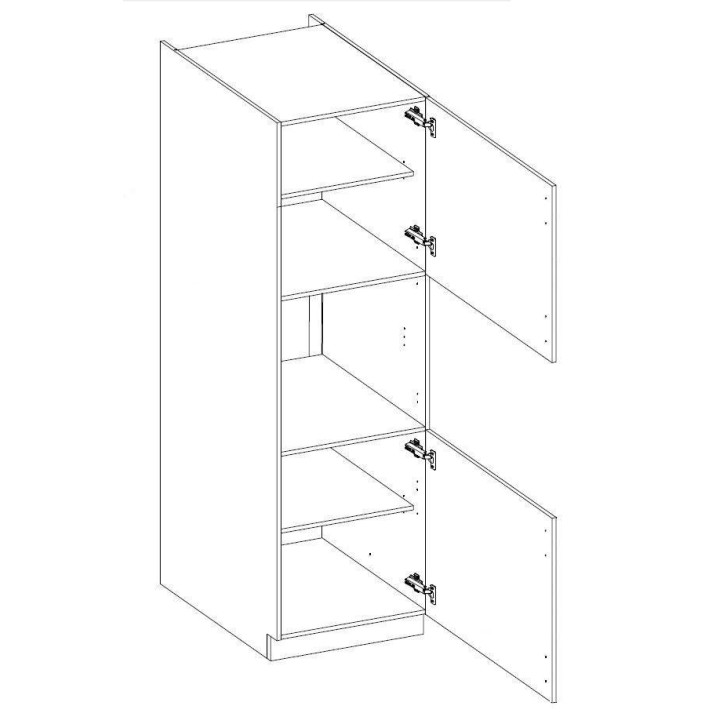 Ensemble cuisine en L STILO gris argile/chêne artisan 210x350 cm