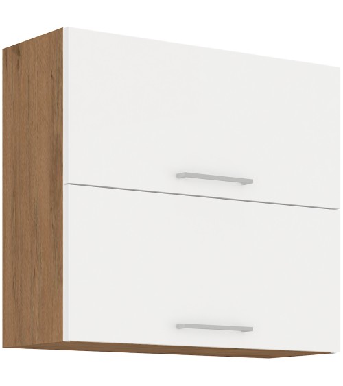 Ensemble cuisine VIGO Chêne lancelot/blanc brillant 240 cm