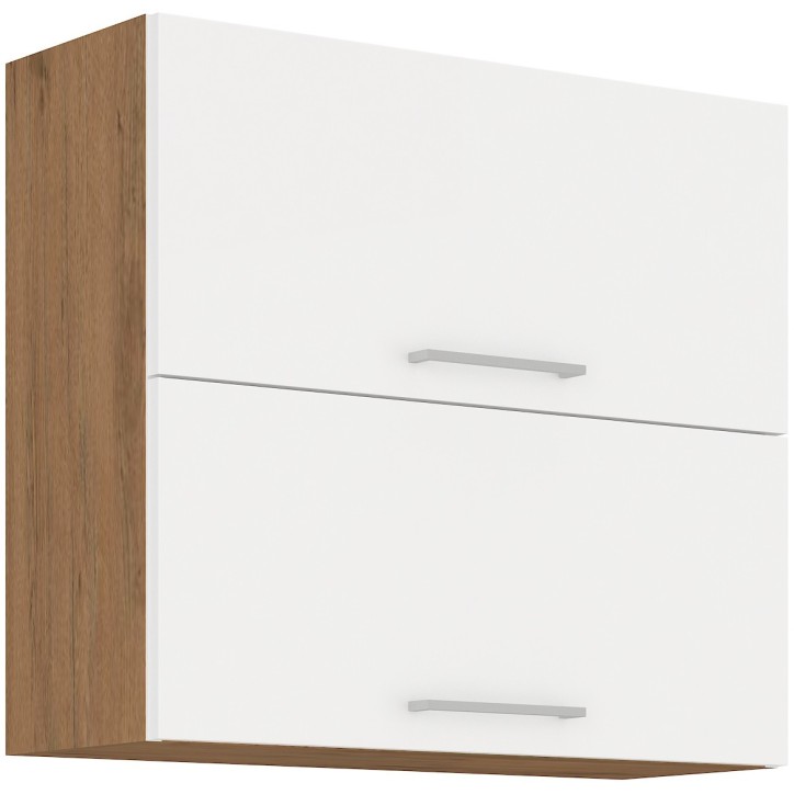 Ensemble cuisine VIGO Chêne lancelot/blanc brillant 240 cm