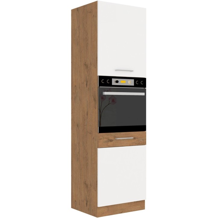 Ensemble cuisine VIGO Chêne lancelot/blanc brillant 340 cm