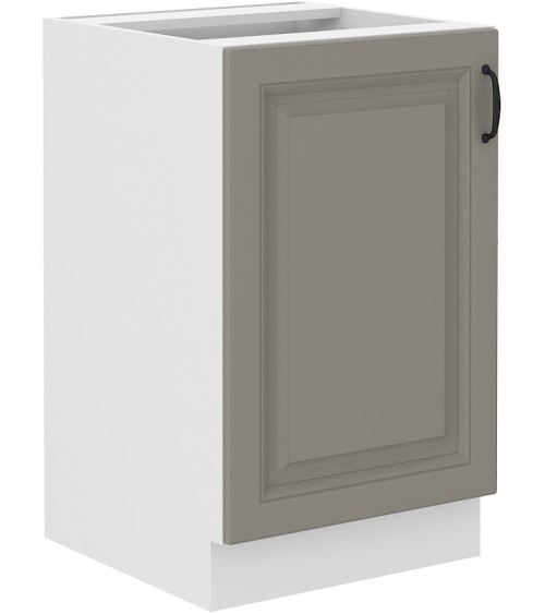 Ensemble cuisine en L STILO gris argile/blanc 340 cm