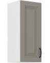 Ensemble cuisine en L STILO gris argile/blanc 340 cm