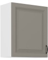 Ensemble cuisine en L STILO gris argile/blanc 340 cm