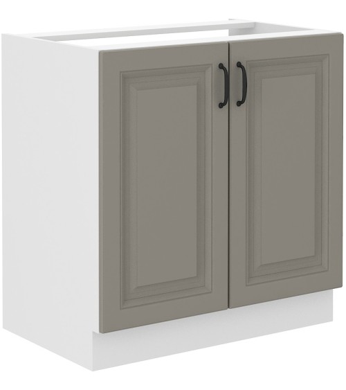 Ensemble cuisine STILO gris argile/blanc 250 cm