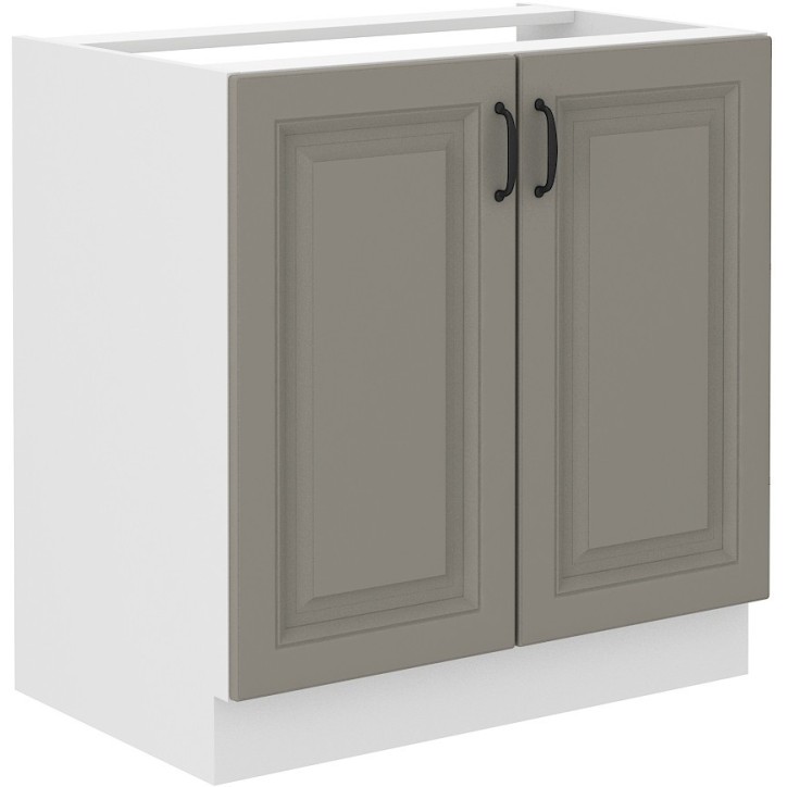 Ensemble cuisine STILO gris argile/blanc 250 cm