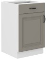 Ensemble cuisine STILO gris argile/blanc 250 cm