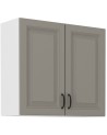 Ensemble cuisine STILO gris argile/blanc 250 cm