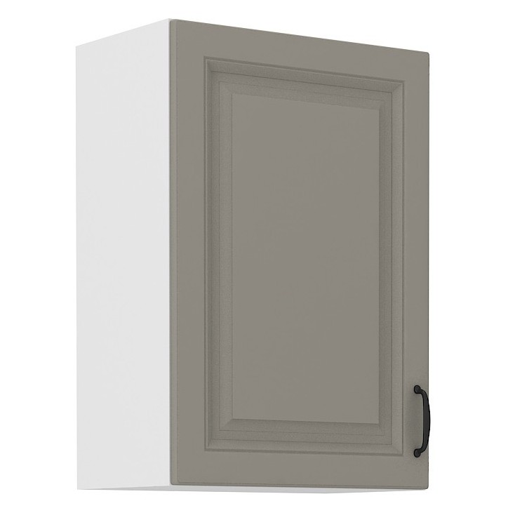 Ensemble cuisine STILO gris argile/blanc 250 cm