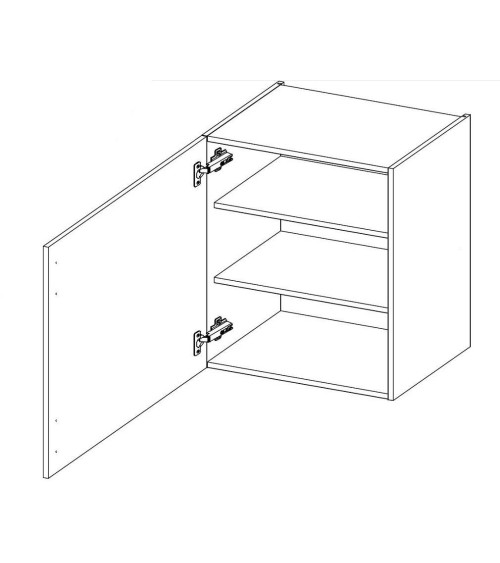 Ensemble cuisine STILO gris argile/blanc 250 cm