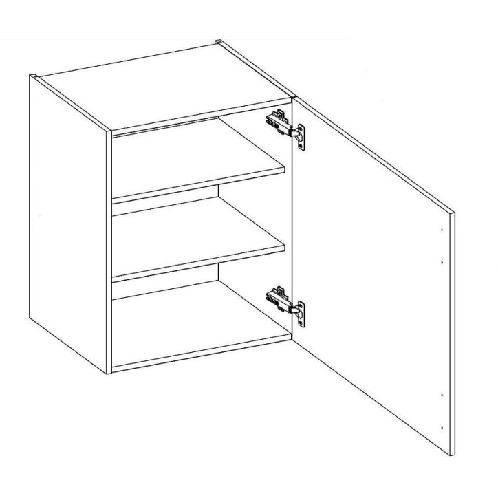 Ensemble cuisine STILO gris argile/blanc 250 cm
