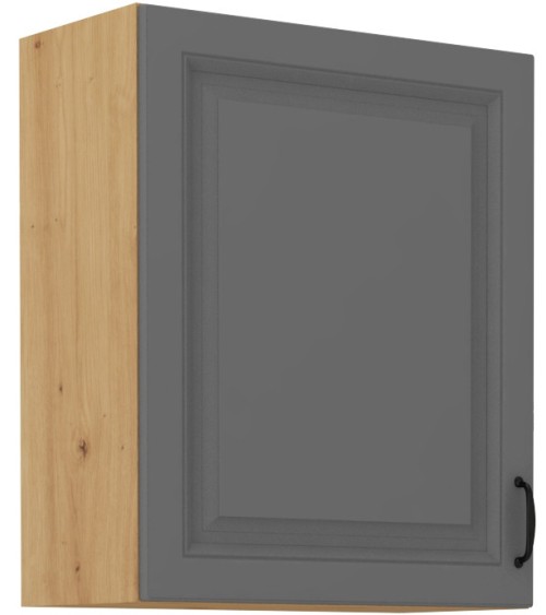 Ensemble cuisine en L STILO gris/chêne 210x350 cm