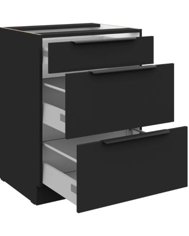 Cuisine Siena noire 260 cm