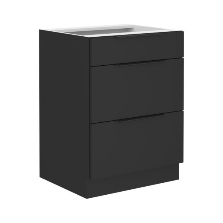 Cuisine Siena noire 260 cm