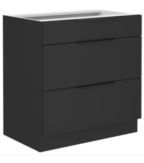 Cuisine d'angle Siena noire 330X210