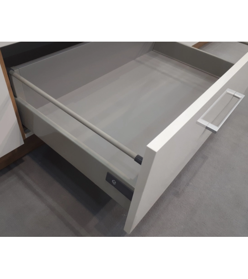 Cuisine à angle double Siena noire