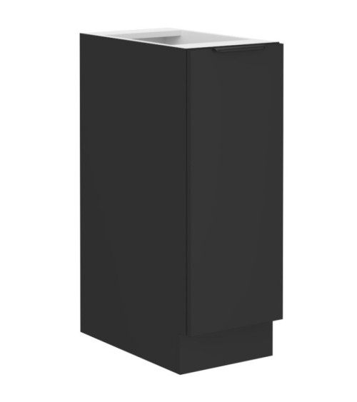 Cuisine à angle double Siena noire