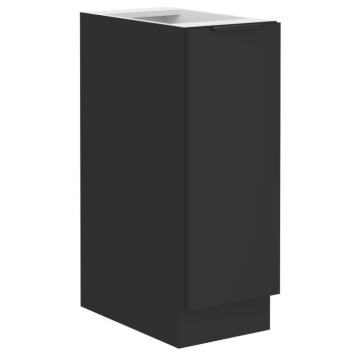 Cuisine à angle double Siena noire