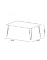 Table basse ESCA chêne