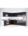 Cuisine d'angle GLORY noir brillant