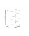 Commode NOVA 5 tiroirs