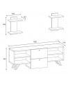 Tutti i mobili TV LOFT con LED