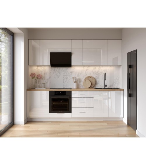 Cuisine GLORY blanche 260 cm