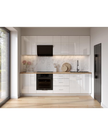 Cuisine GLORY blanche 260 cm