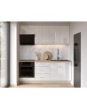 Cuisine GLORY blanche 200 cm