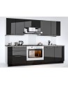 Cuisine GLORY noire 200 cm