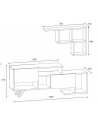Todos los muebles de TV LOFT con leds