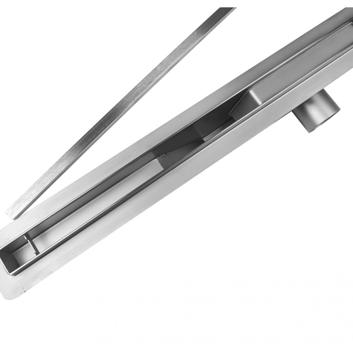 Canal de duche linear de 70 cm
