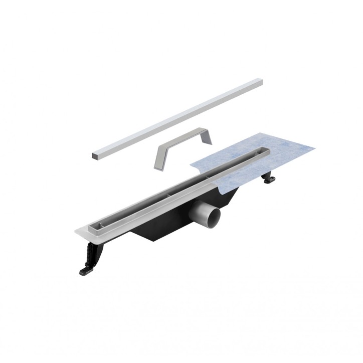 Canal de duche linear de 70 cm