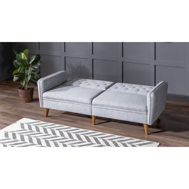 Canapé convertible TERRA gris