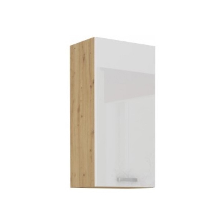 Ensemble cuisine en L ARTISAN blanc & chêne 285x110 cm