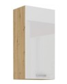 Ensemble cuisine en L ARTISAN blanc & chêne 285x110 cm