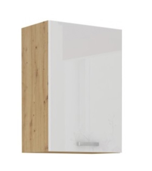 Ensemble cuisine en L ARTISAN blanc & chêne 285x110 cm