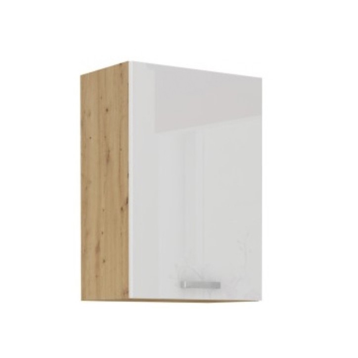 Ensemble cuisine en L ARTISAN blanc & chêne 285x110 cm