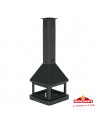 Poêle à bois CABIMAS 4 faces vitrées 16 kW
