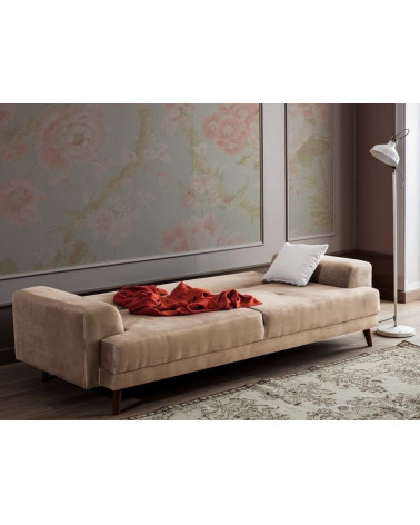 Slaapbank VIVENTE, Taupe