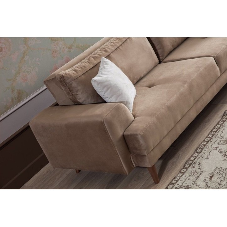 Slaapbank VIVENTE, Taupe Slaapbank VIVENTE, Taupe