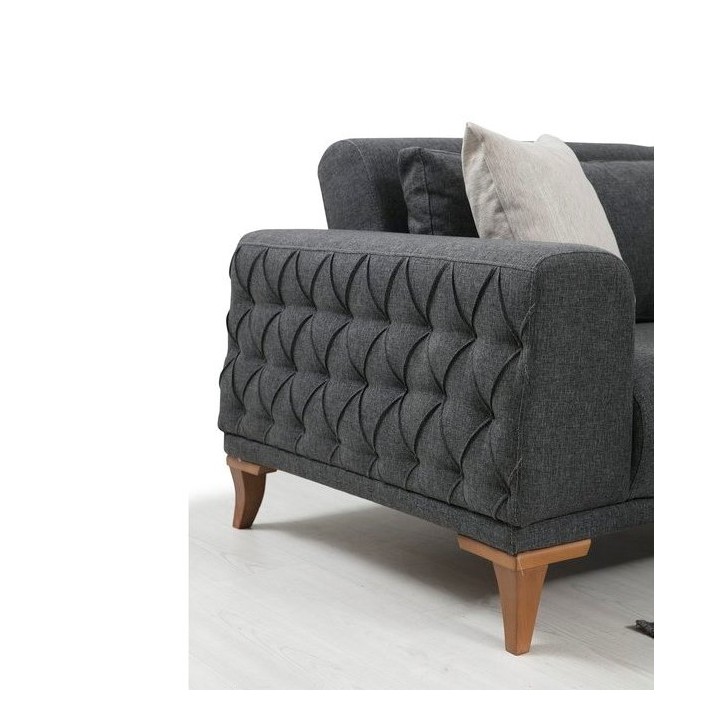Canapé convertible TERRA anthracite