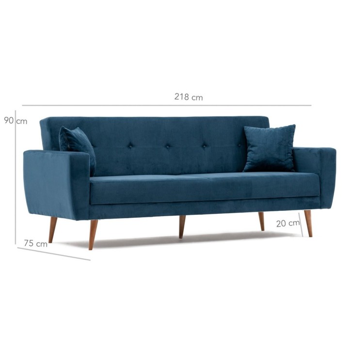 Canapé convertible TERRA anthracite