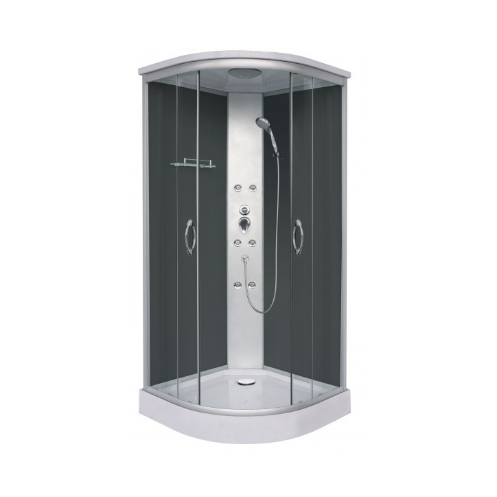 PUNTO douchewand Zwart 90 x 90 x 209 cm PUNTO douchewand Zwart 90 x 90 x 209 cm
