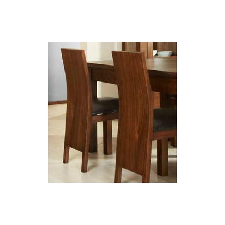 Salle à manger complète CASSETTI chêne massif foncé Salle à manger complète CASSETTI chêne massif foncé