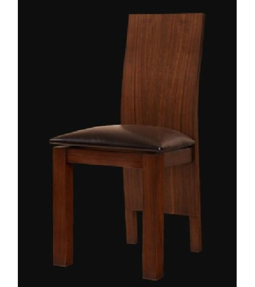 Salle à manger complète CASSETTI chêne massif foncé