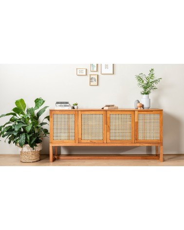 Buffet ARDEN 4 portes 185 cm bois