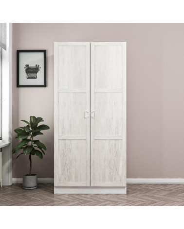 Luci d'ebano armadio rovere 206 x 210 x 64 cm