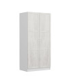 Luci d'ebano armadio rovere 206 x 210 x 64 cm