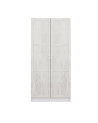 Armoire  2 Portes Blanc Dégringolé  190 x 52 x 90